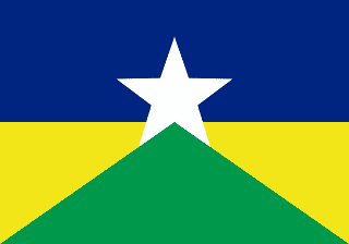 Bandeira oficial do estado de Rondônia